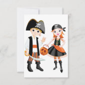 海賊ボーイ&ガール招待状 招待状 (正面)