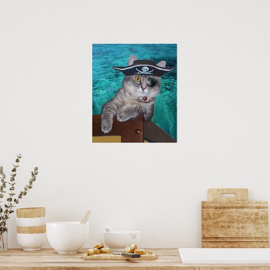 海賊ポスターとしてのゼナ ポスター (キッチン)