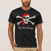 海賊ポップ・アートのの Tシャツ (正面)