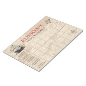 海賊マップのPottyチャートの名前パーソナライズされたとタスク ノートパッド (アングル)