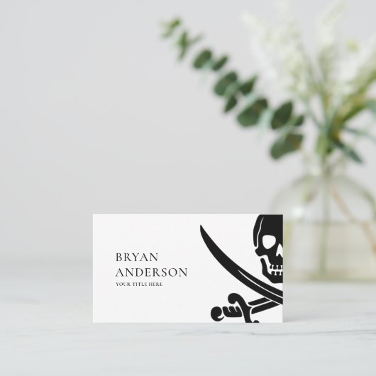 海賊モダン名刺 名刺 (スタンド正面)