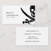 海賊モダン名刺 名刺 (正面/裏面)