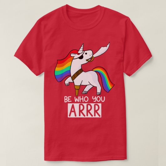 海賊ユニコーン Tシャツ (デザイン正面)