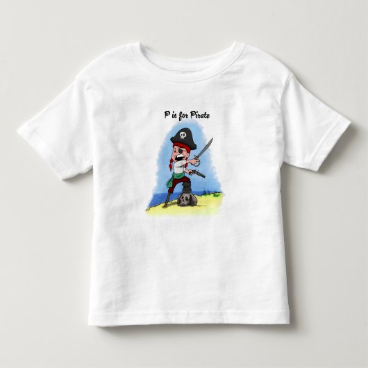 海賊ルーシーの幼児のワイシャツ トドラーTシャツ (正面)