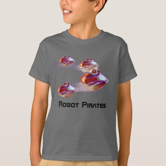 海賊ロボット Tシャツ (正面)