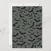 海賊不気味ハロウィーンの衣装パーティー 招待状 (裏面)