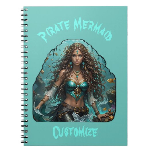 海賊人魚レディーサンダー_コーブ ノートブック (正面)