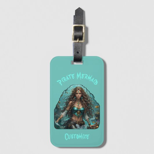 海賊人魚レディーサンダー_コーブ ラゲッジタグ (正面縦)