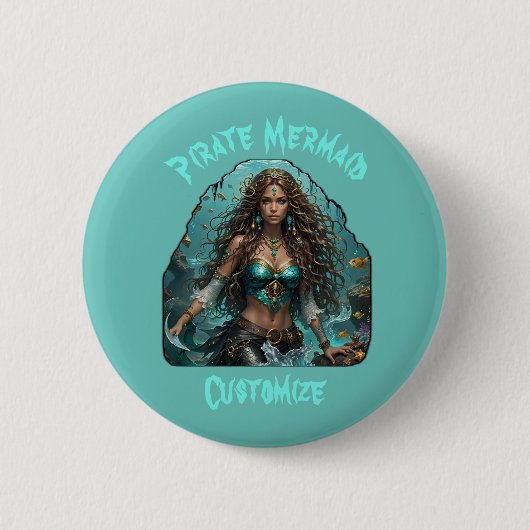 海賊人魚レディーサンダー_コーブ 缶バッジ (正面)