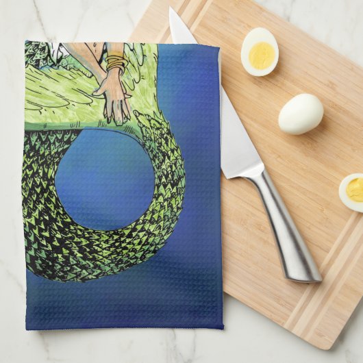 海賊人魚 キッチンタオル (四つ折り)