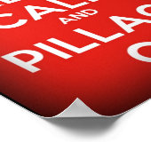 海賊保ポスターに狙いを定める ポスター (角)