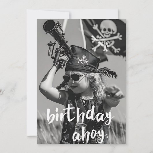 海賊党 招待状 (正面)