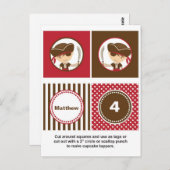 海賊入りカップケーキトッパー ポストカード (正面/裏面)