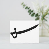 海賊刀 ポストカード (スタンド正面)