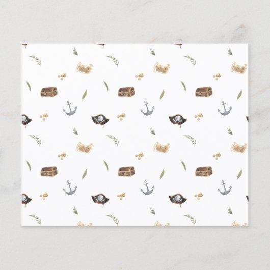 海賊動物予算フォトバースデーパーティー (裏面)