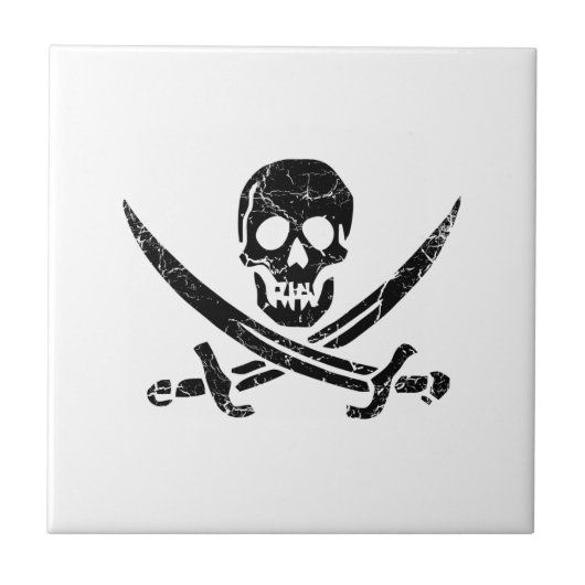 海賊十字架 タイル (正面)