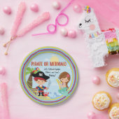 海賊又は人魚 ペーパープレート (パーティー)