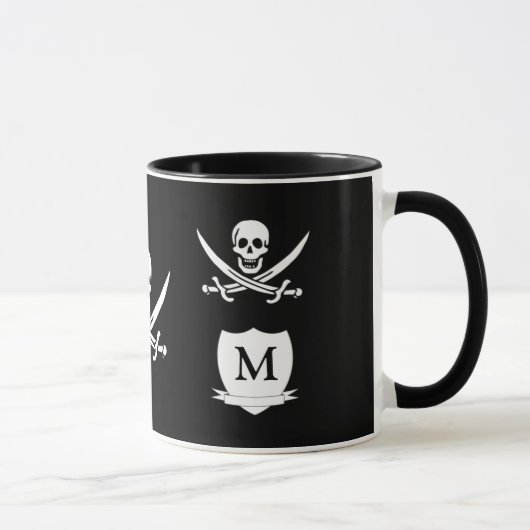 海賊及びモノグラム マグカップ (右)