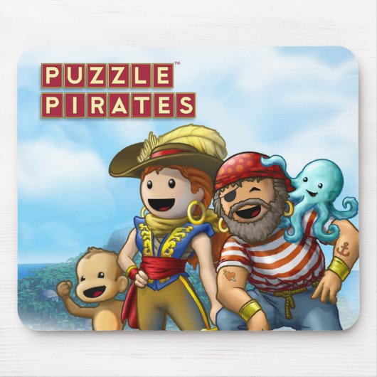 海賊友達のマウスパッド マウスパッド (正面)