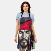 海賊収集 エプロン (着用した状態)