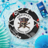 海賊可愛いスカル紙プレート ペーパープレート (パーティー)