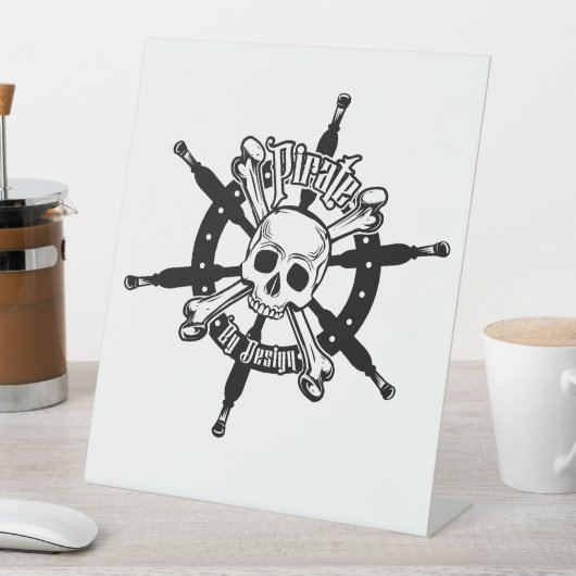 海賊台座サイン 台座サイン (インサイチュ)