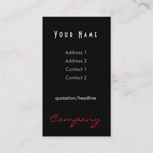 海賊名刺 名刺 (正面)