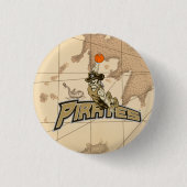 海賊地図の小型ボタン 缶バッジ (正面)