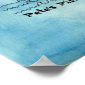 海賊地図プリント – 大きなキャンバス ポスター (角)