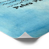 海賊地図プリント – 巨大なキャンバス ポスター (角)