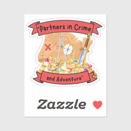 海賊地図引用文 シール (シート)