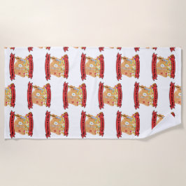 海賊地図引用文 ビーチタオル