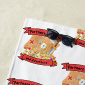 海賊地図引用文 ビーチタオル (インサイチュ)