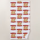 海賊地図引用文 ビーチタオル (正面)