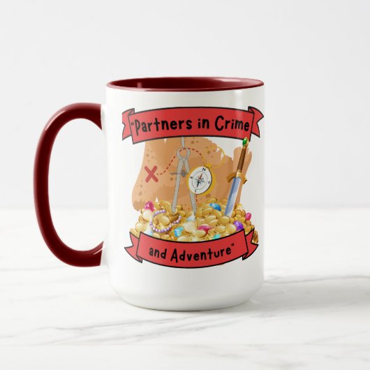 海賊地図引用文 マグカップ (左)