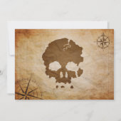 海賊地図招待状 招待状 (裏面)