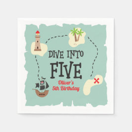 海賊地図55誕生日への潜航 スタンダードカクテルナプキン