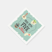 海賊地図55誕生日への潜航 スタンダードカクテルナプキン (角)