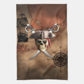 海賊地図 キッチンタオル (縦)