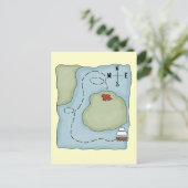 海賊地図 ポストカード (スタンド正面)