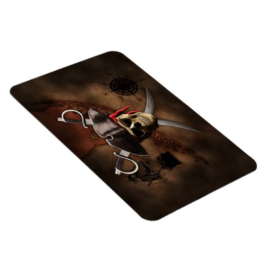 海賊地図 マグネット (右側)