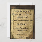 海賊地図 招待状 (裏面)