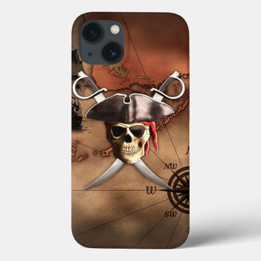 海賊地図 Case-Mate iPhoneケース (裏面)