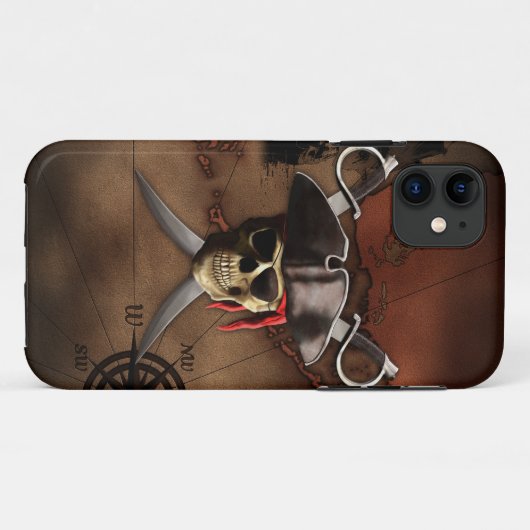 海賊地図 Case-Mate iPhoneケース (裏面(横))