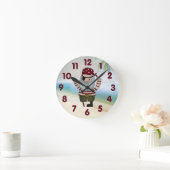 海賊壁時計 ラウンド壁時計 (ホーム)