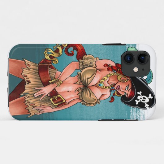 海賊女の子のIphone 5の例 Case-Mate iPhoneケース (裏面(横))