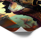 海賊女性ファンタジーアート ポスター (角)