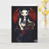 "海賊妖精の"挨拶状 カード (黄色い花)