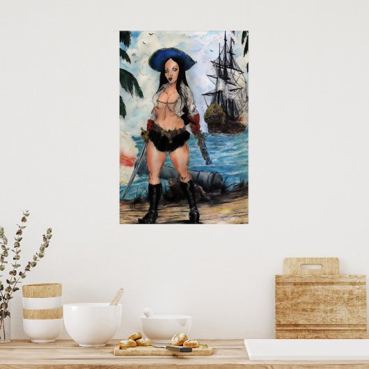 海賊婦人 ポスター (キッチン)