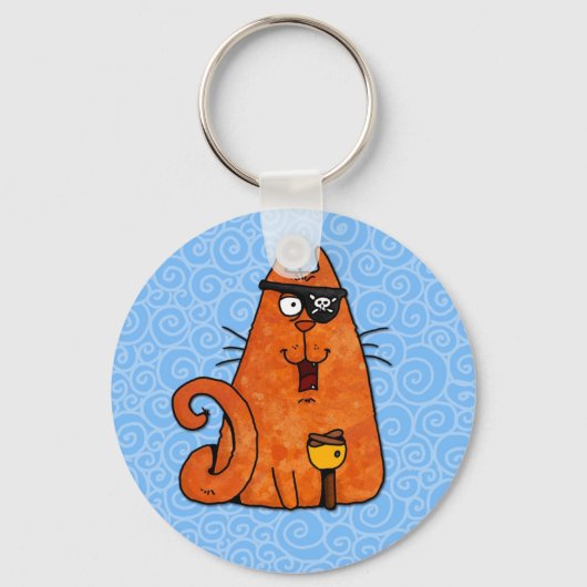 海賊子猫 キーホルダー (正面)